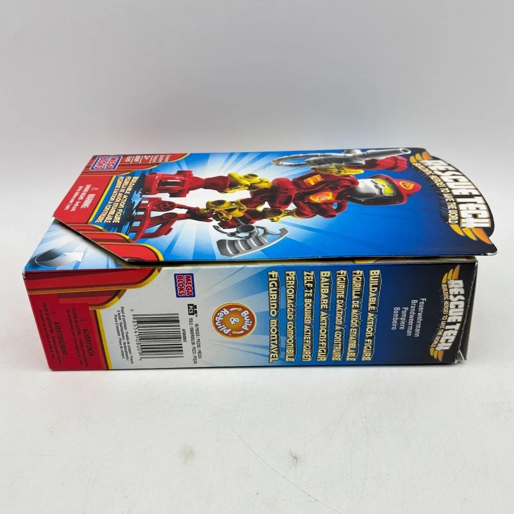 MEGA BLOKS Rescue Tech Fireman 2006 8009 16 Pieces Kids